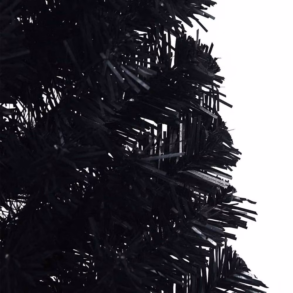 Berkfield Home Artificial Pre-lit Christmas Tree, Black, Height: 150 cm – 4