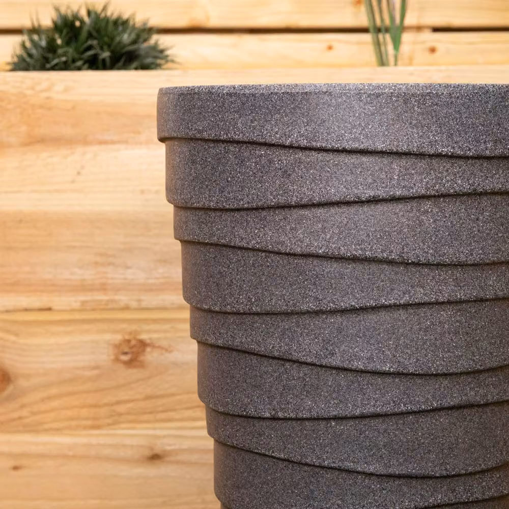 Samuel Alexander Grey Trojan Garden Planter, Height: 56 cm, Width: 38 cm – 2