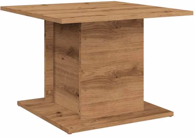 Berkfield Home Artisan Oak Coffee Table in Brown, W/D/H: 55.5 x 55.5 x 40 cm – 1