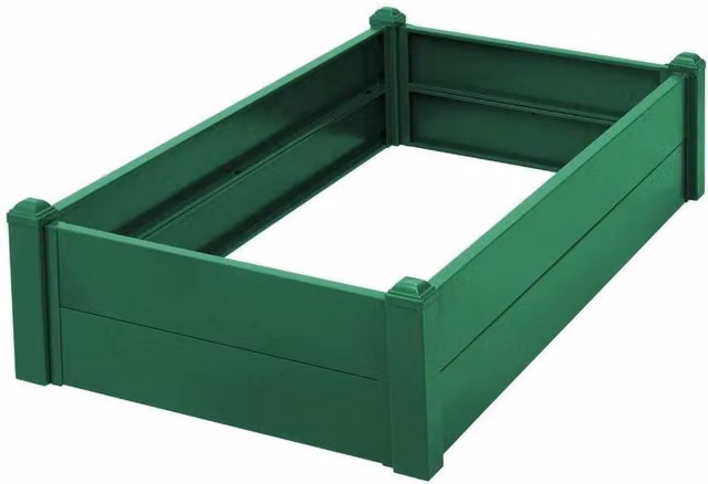 Kelvenix Green Galvanised Steel Raised Bed Garden Planter