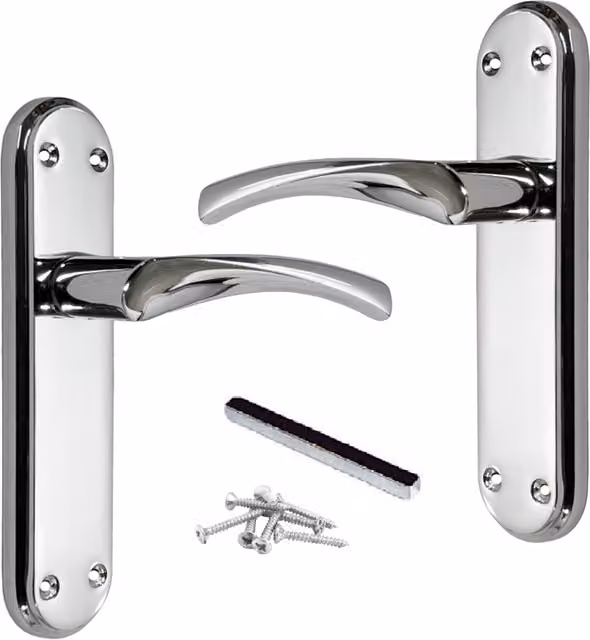 Betley Butterfly Door Handle in Chrome