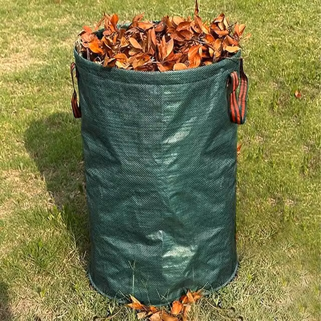 Komore 3 Pack Large Capacity Thickened Green Garden Waste Bags, 120l