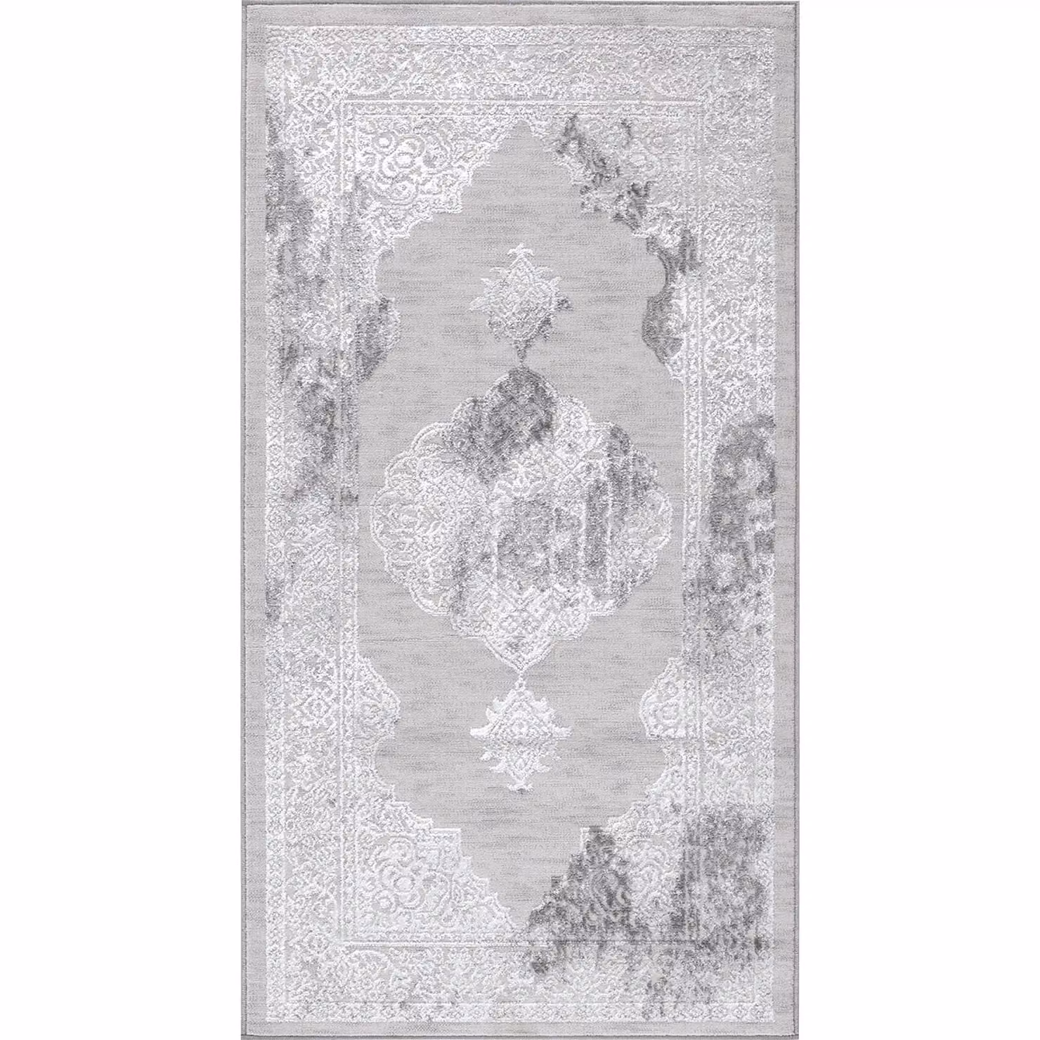 Livabliss Lustro Vintage Boho Rectangular Rug in Beige, Grey and White, W: 200 cm, D: 275 cm – 2