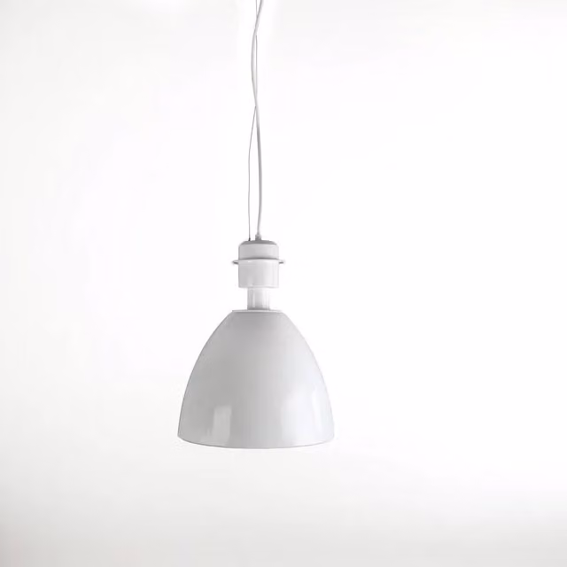 Orsina White Metal Cylinder Pendant Light – 1