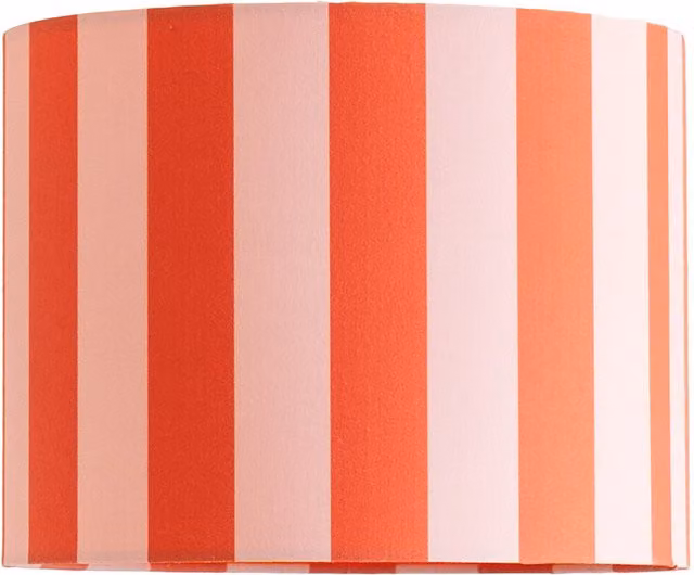 Callie Small Colour Clash Round Fabric Ceiling Drum Lamp Shade in Pink and Multicolour