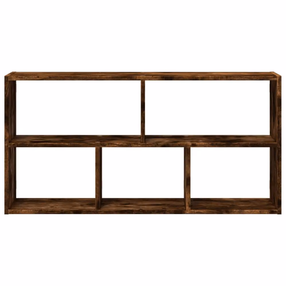 Berkfield Home Smoked Oak Wall Shelf, Brown Engineered Wood, W: 100 cm, D: 25 cm, H: 50 cm – 3