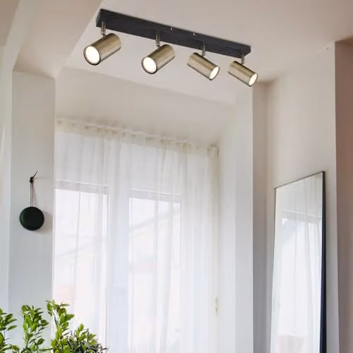 Globo Lighting Modern 4-Bulb Brass Ceiling Spotlight for Living Rooms and Bedrooms – 2