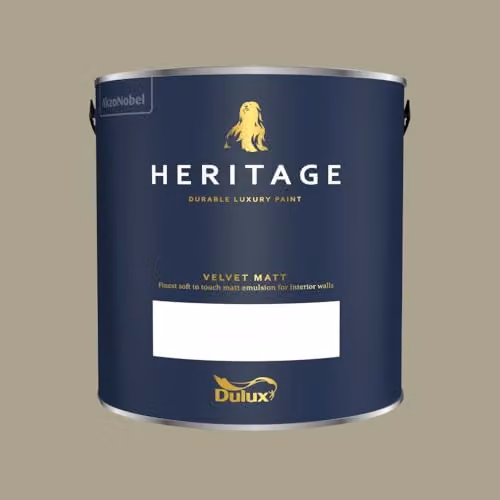 Dulux Trade Heritage Matt Olive Tree Green Paint, 2.5l – 2