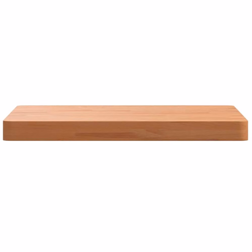 Berkfield Home Square Solid Wood Beech Table Top, Light Brown, W/D/H: 50 x 50 x 4 cm – 2