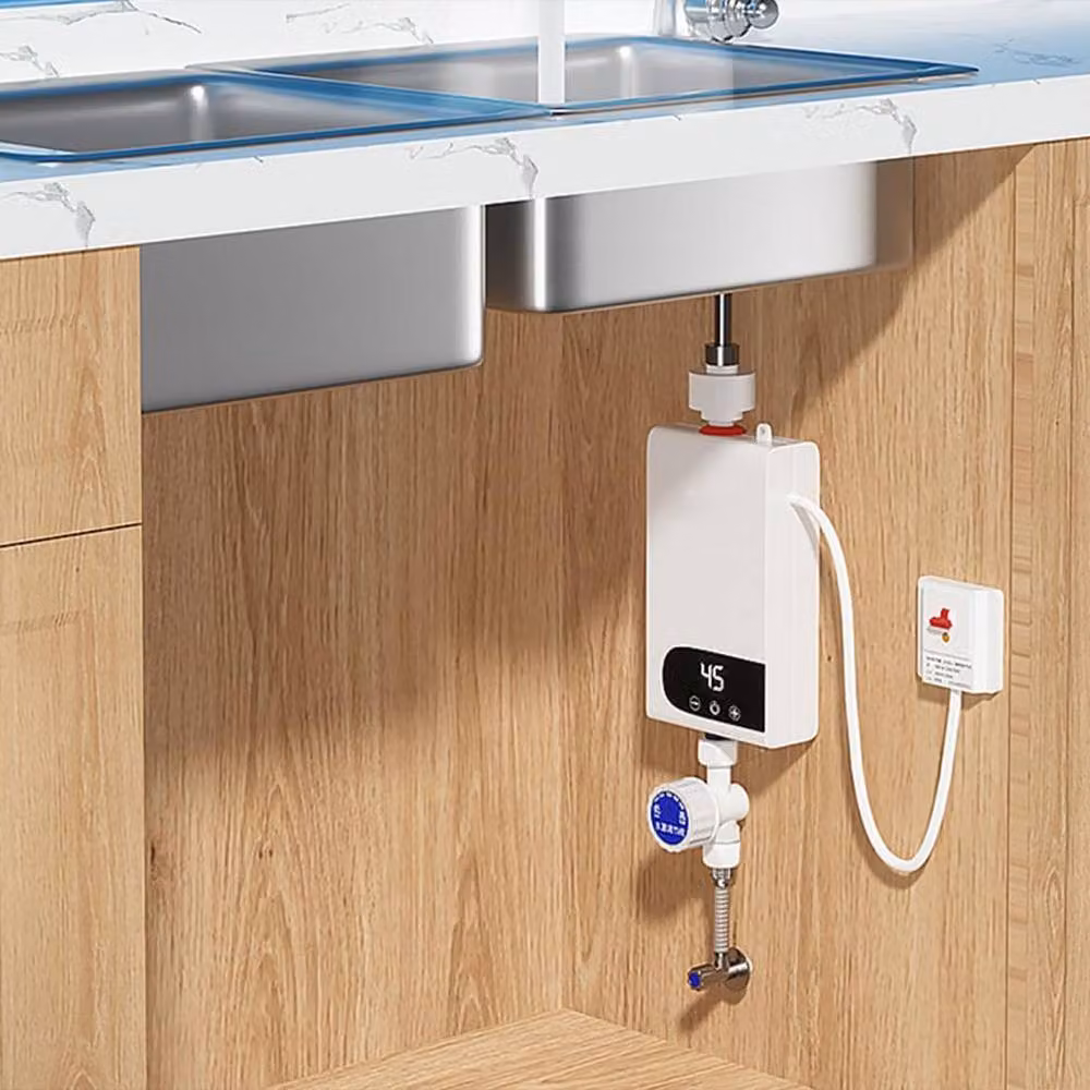 EONLION Electric Tankless Instant Hot Water Heater with Electronic Display, White – 4