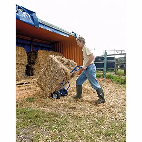 Draper 85670 Heavy Duty Steel Sack Truck, Blue – 3