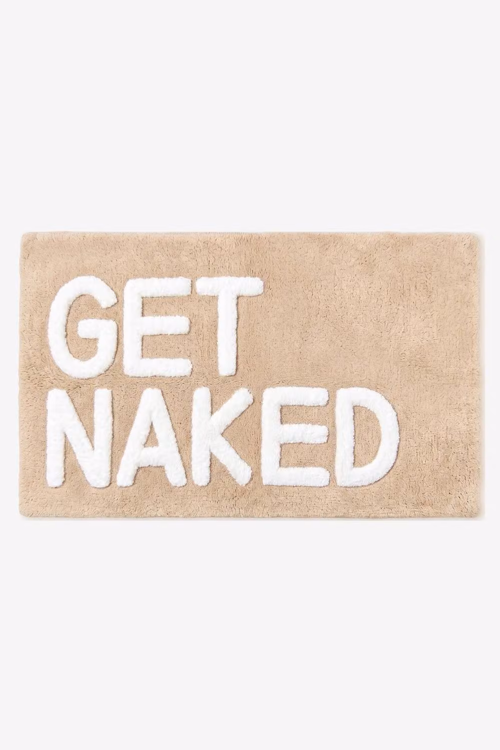 Mooky Mats Get Naked Bath Mat in Beige, W 80.0 cm x D 50.0 cm – 2