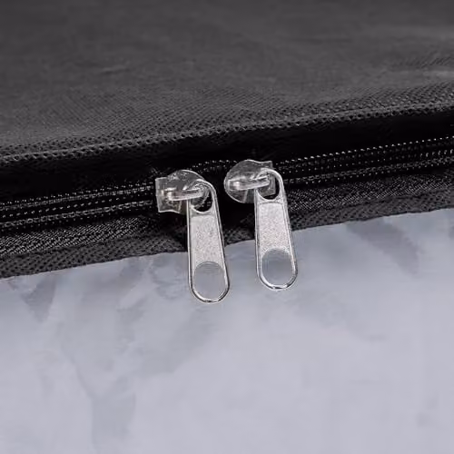OHS 2 Pack Foldable Underbed Storage Bags with Lid and Handles, 90.3L, Grey – 2