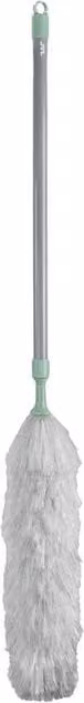 JVL Microfibre Telescopic Duster with Extendable Handle in Grey and Green