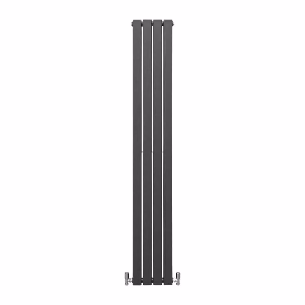 Monstershop Designer Steel Flat Panel Radiator in Anthracite Grey, H 180 cm x W 28 cm x D 1.5 cm – 2