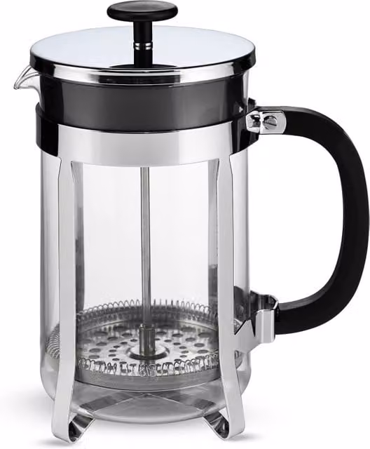 M&S Classic 12 Cup Cafetiere in Clear