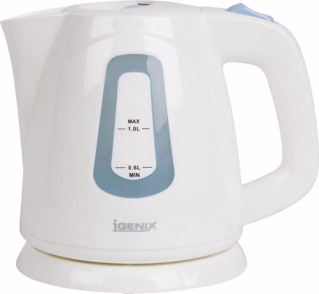 igenix 2.2kW 1L Plastic Jug Kettle in White