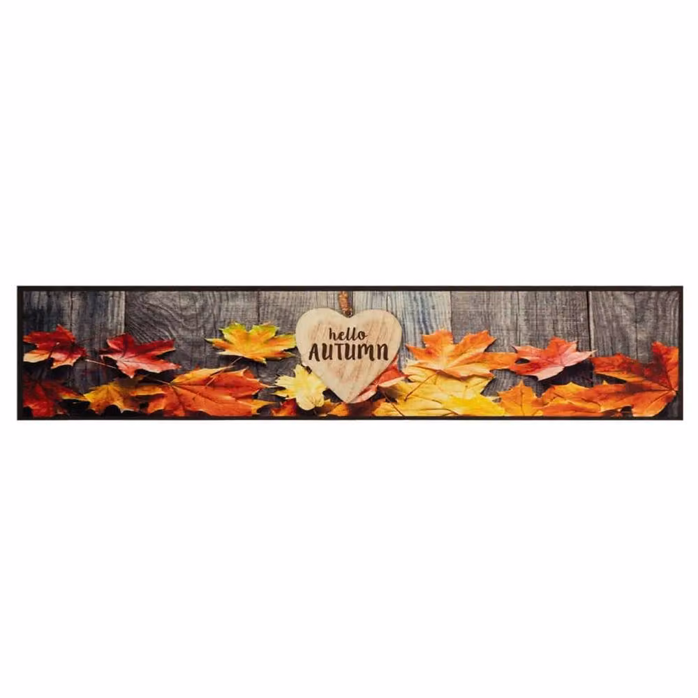 Berkfield Home Washable Autumn Kitchen Rug, Multicolour, W: 60 cm, L: 300 cm – 2