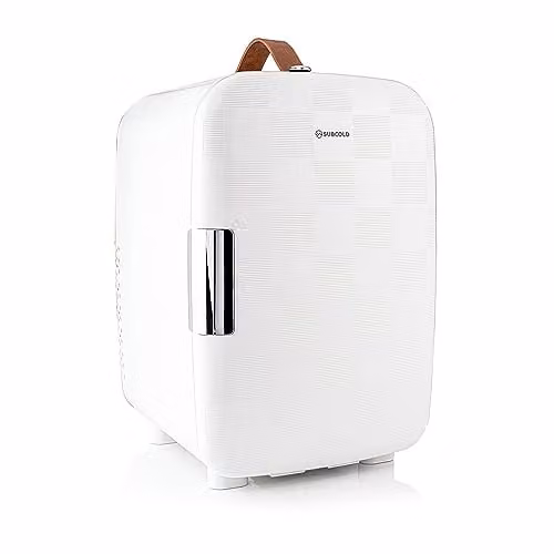 Subcold Pro15 White Thermoelectric Portable Countertop Mini Fridge, 15L
