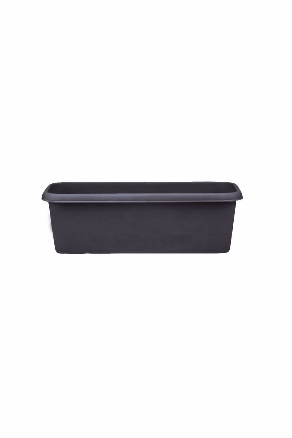 KDMD Stewart 40cm Black Plastic Terrace Trough Window Box Planter – 2