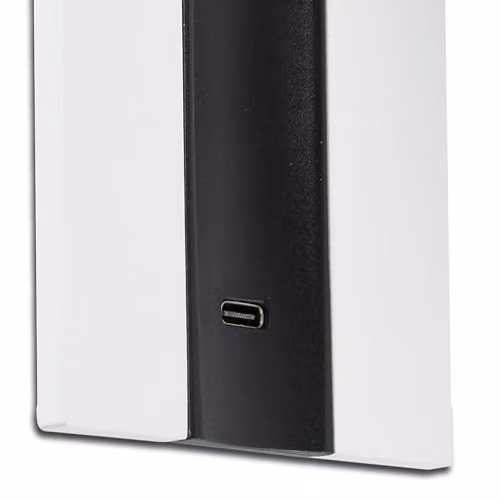 Netlighting Gabo USB C LED Reading Wall Light in White with 2700K Warm White Light – 3