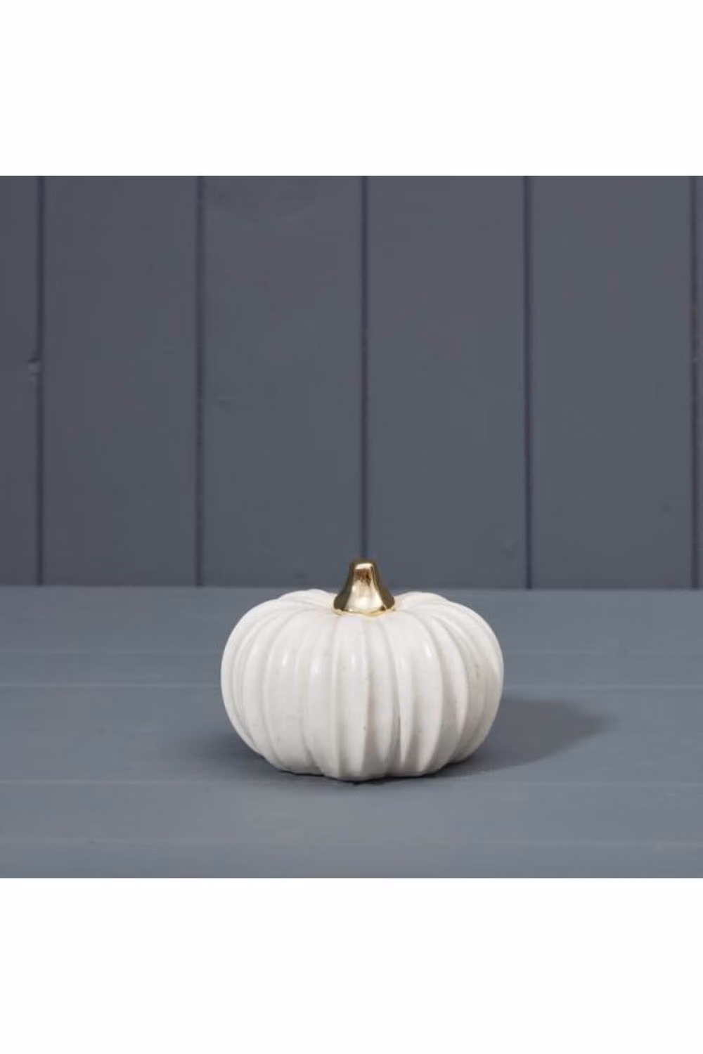 KDMD White Ceramic Pumpkin Tabletop Decoration – 2