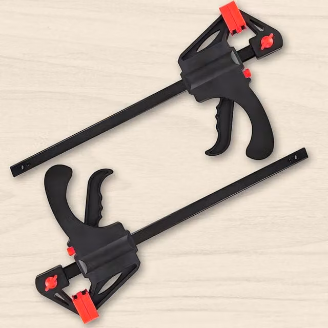 Ventryn 2 Piece Quick Ratchet Speed Clamp Spreader, Black, 600 mm – 1