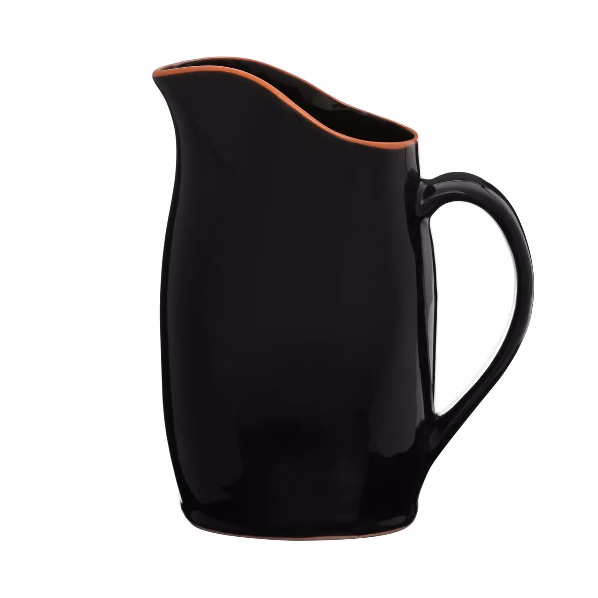 Orsina Calisto Black Glazed Ceramic Jug – 4