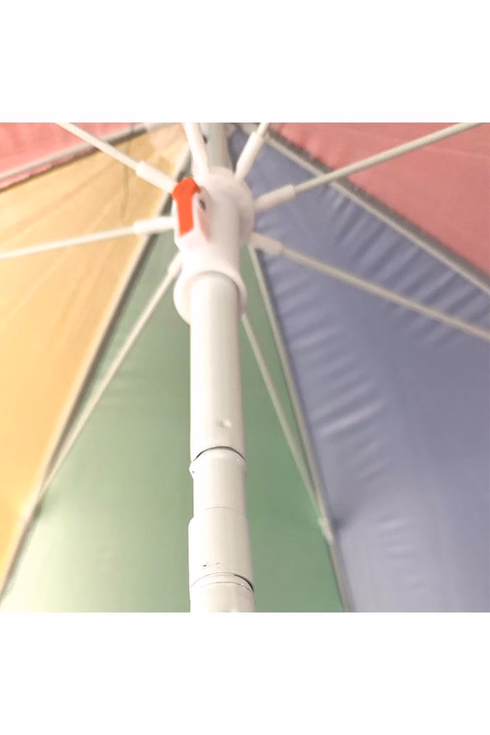 KDMD Multicolour Waterproof Tilt Beach Parasol with Aluminium Frame and Polyester Sunshade, Diameter: 180 cm – 2