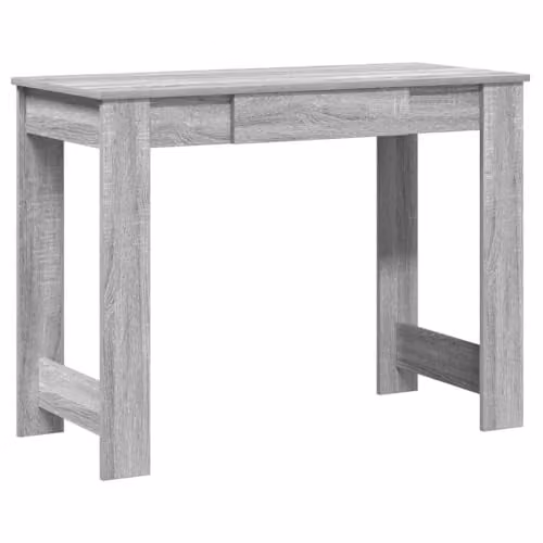 vidaXL Writing Desk in Grey Sonoma, W/D/H: 100 x 45 x 75 cm – 1