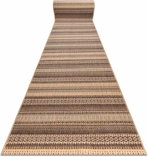 RugsX Djobie Wool Runner in Beige, W: 80 cm, L: 130 cm