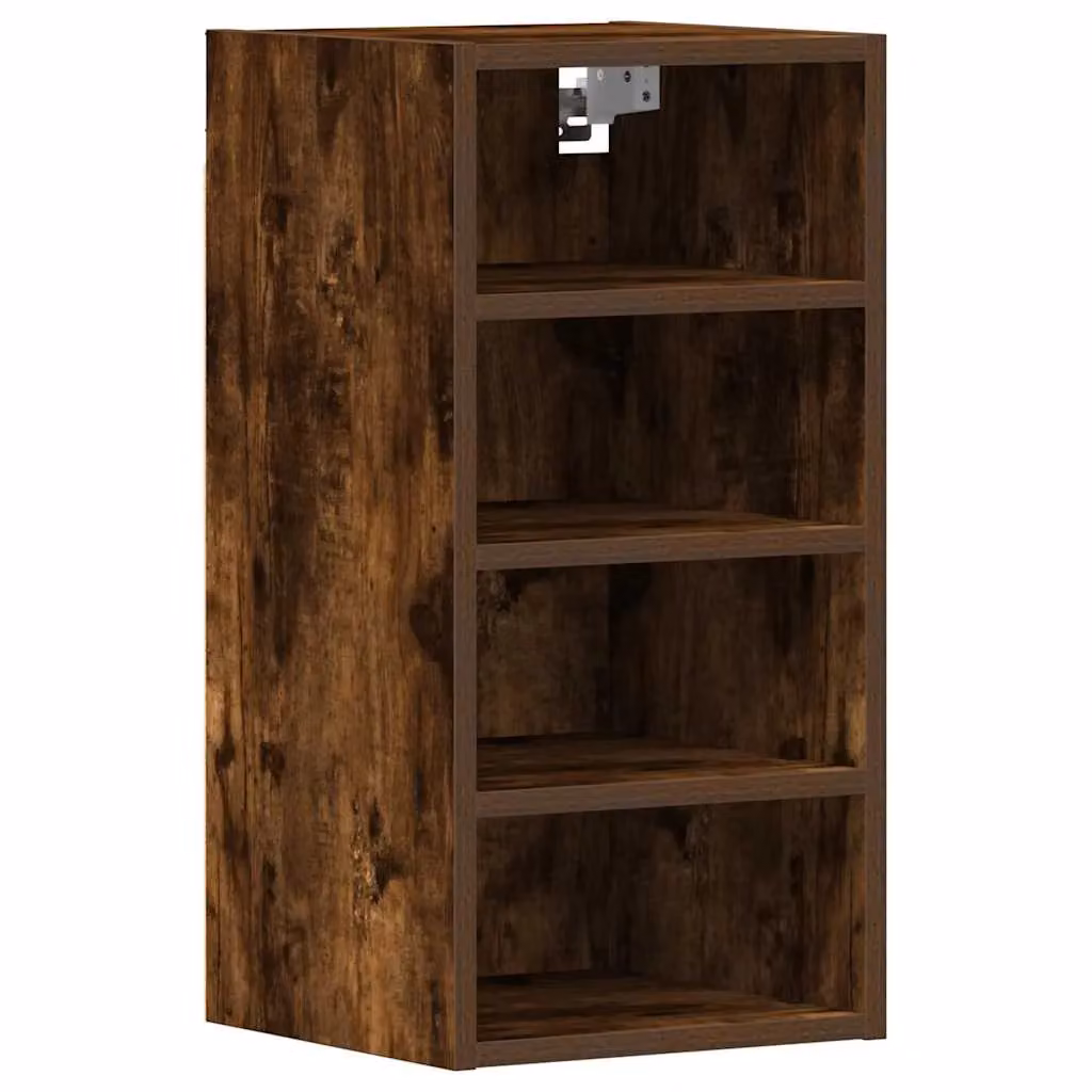 Berkfield Home Modern Wall Mounted Kitchen Cabinet in Smoked Oak Brown, W/D/H: 30 x 29.5 x 60 cm – 2