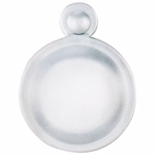 Loops 31mm Lock Profile Covered Escutcheon Plate in Satin Chrome