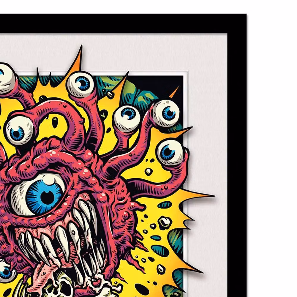 Dungeons & Dragons Eye Of The Beholder Multicolour Paper Poster – 2