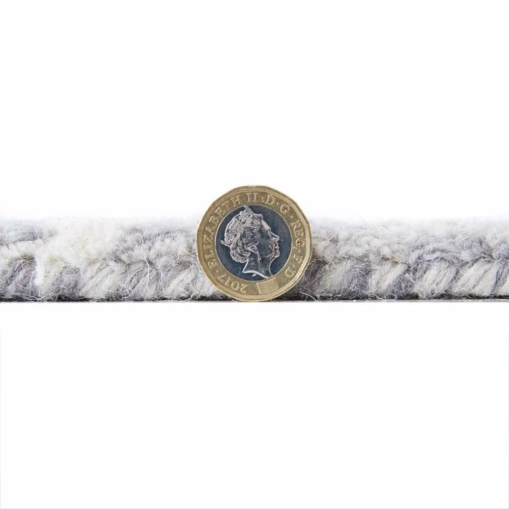 The Rug Shop UK Grey Modern Hand Made Floral Wool and Cotton Area Rug W: 200 cm, D: 280 cm – 2