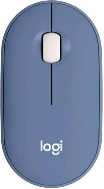 Logitech Pebble Wireless Bluetooth Mouse - Blue