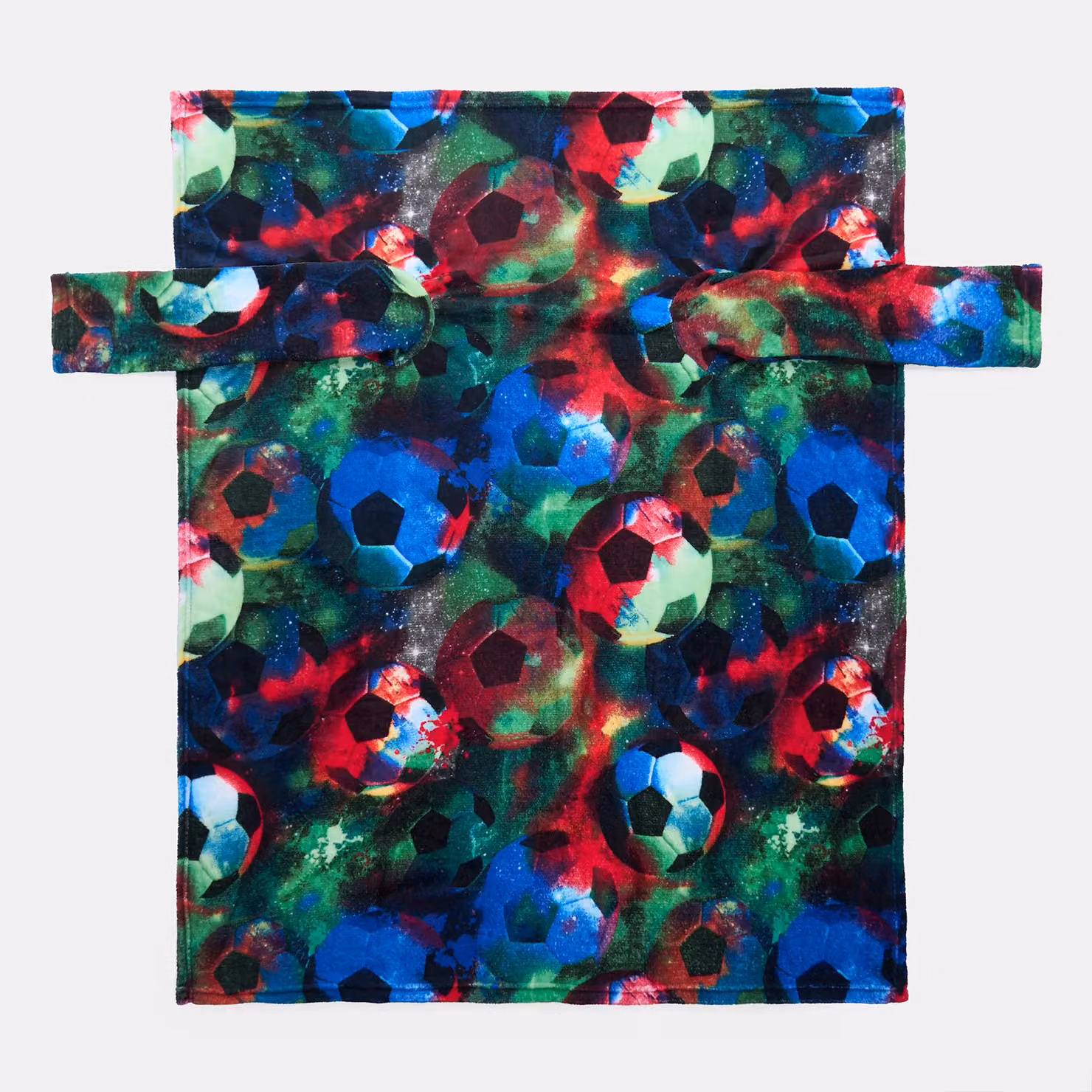 OHS Kids Wearable Fleece Blanket with Sleeves in Black – 2