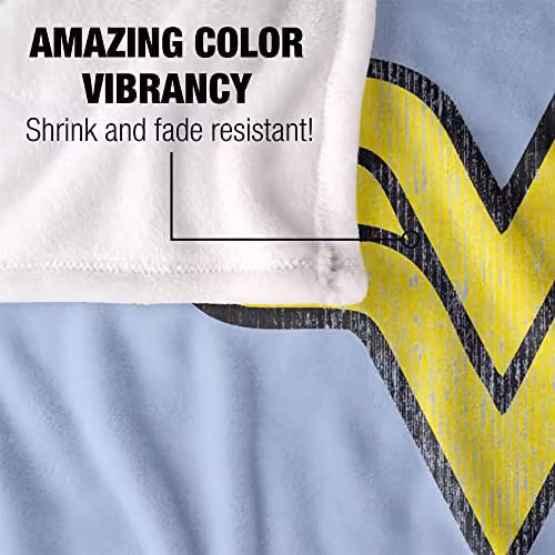 Logovision Wonder Woman Logo Super Soft Fleece Throw Blanket in White and Multicolour, W x D: 152 x 127 cm – 2