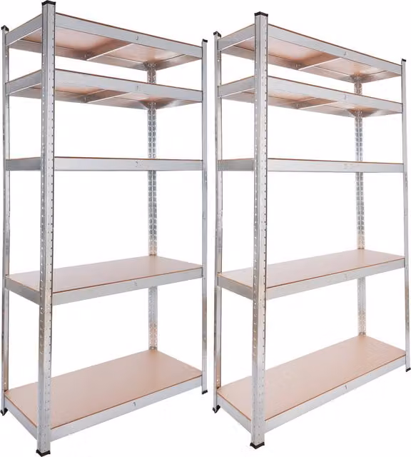 AREBOS Heavy Duty Shelving in Grey
