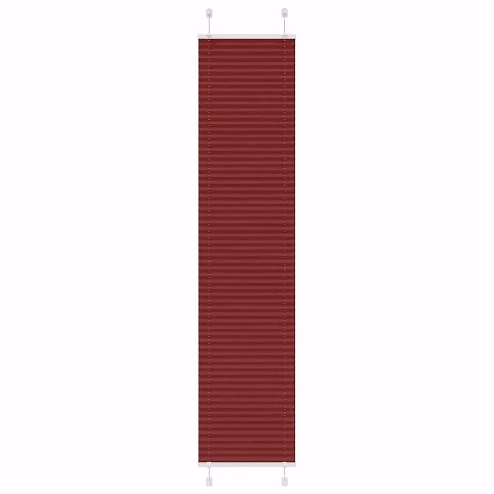 Berkfield Home Single Pleat Corded Blind in Bordeaux Red, W: 40 cm, H: 200 cm – 2