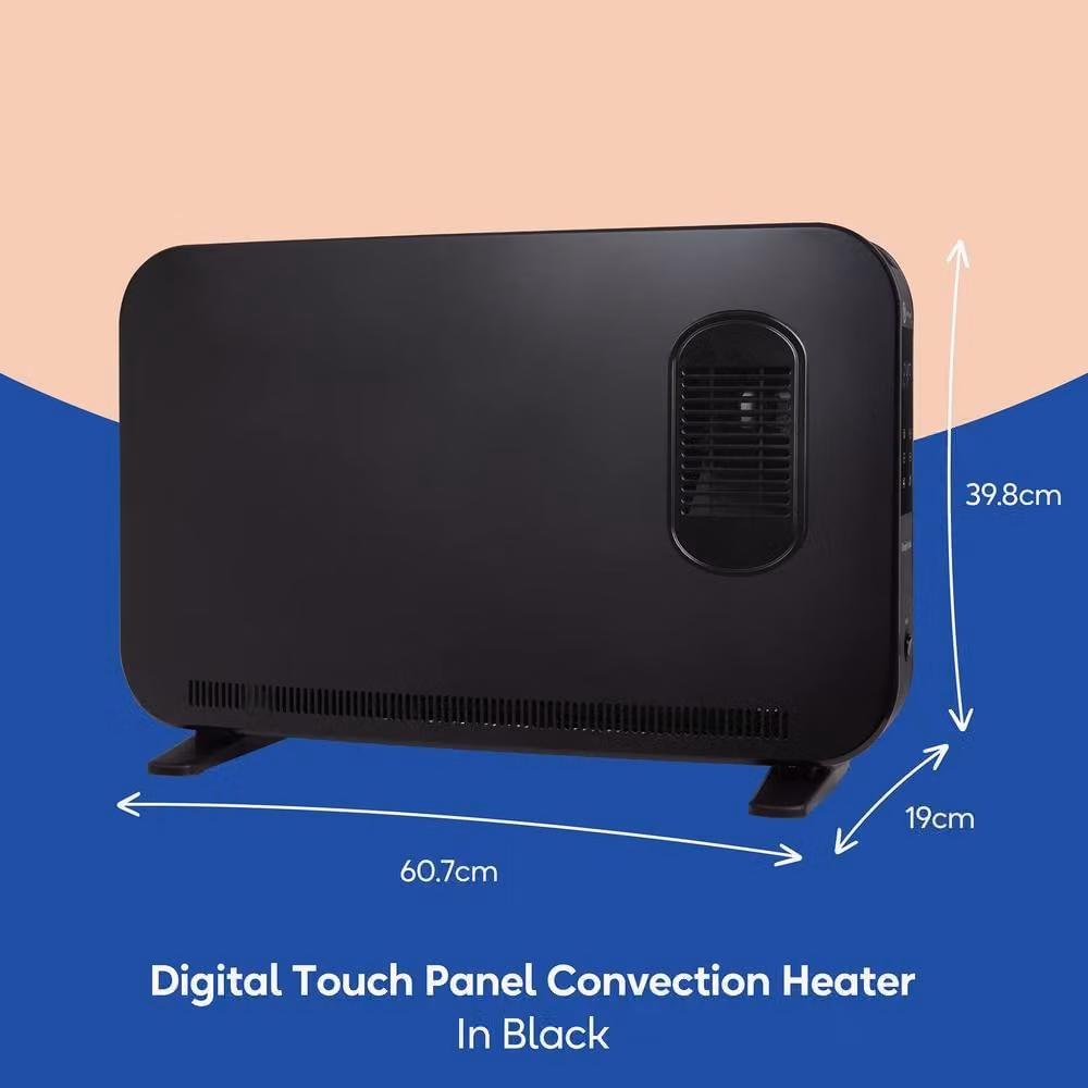 Russell Hobbs RHCVHTF2004 Digital Convector Heater 2000W with Turbo Fan, Black – 2