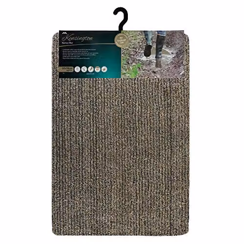 JVL Kensington Striped Barrier Doormat, Multicolour Orange, W: 60 cm, D: 90 cm – 6