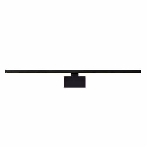 Nordlux Marlee LED Wall Light Black Aluminium, IP44 Bathroom Lighting, 3000k Warm White, Mains Operated – 1
