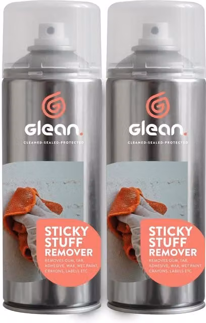 Go Glean Sticky Stuff Remover Gel Spray in Yellow and Silver, 2.0 l