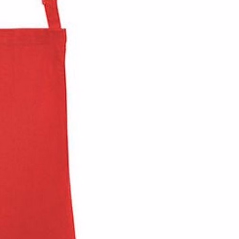 Karlowsky Pocket Buckle Bib Apron in Red W/D/H: 60.0 x 75.0 cm – 2