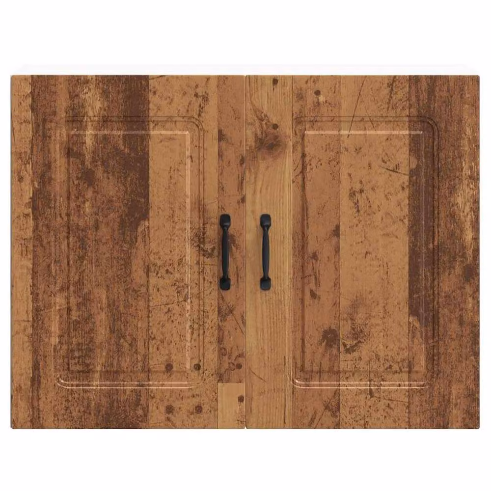 Berkfield Home Kalmar Kitchen Wall Cabinet in Old Wood Brown – 4