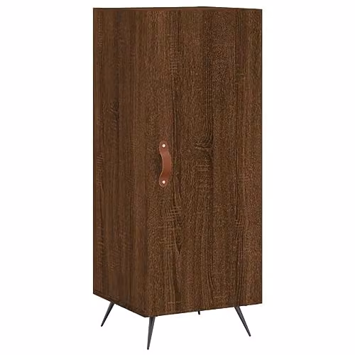 vidaXL Modern Sideboard in Brown, W/D/H: 34.5 x 34.0 x 90.0 cm – 1