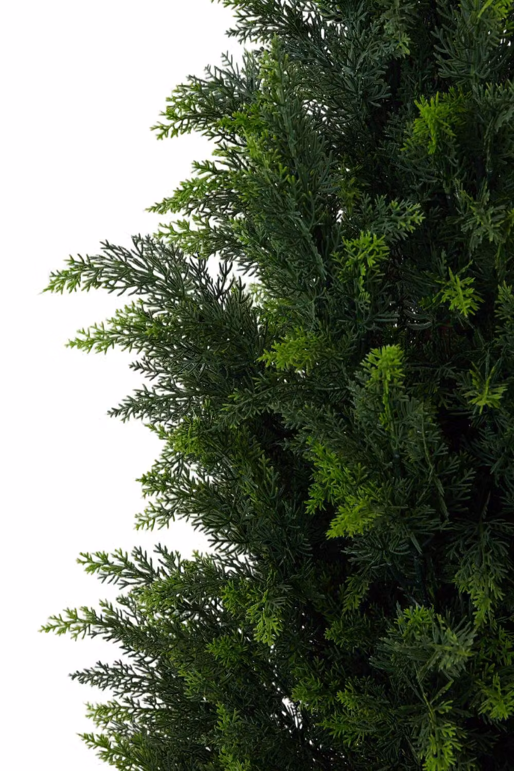 Garden Sanctuary Decorative Artificial Cypress Tree in a Black Pot, Green – 4