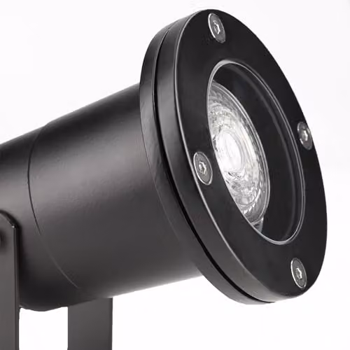 Netlighting FORLIGHT Black Adjustable Outdoor Post Spotlight IP65 – 2