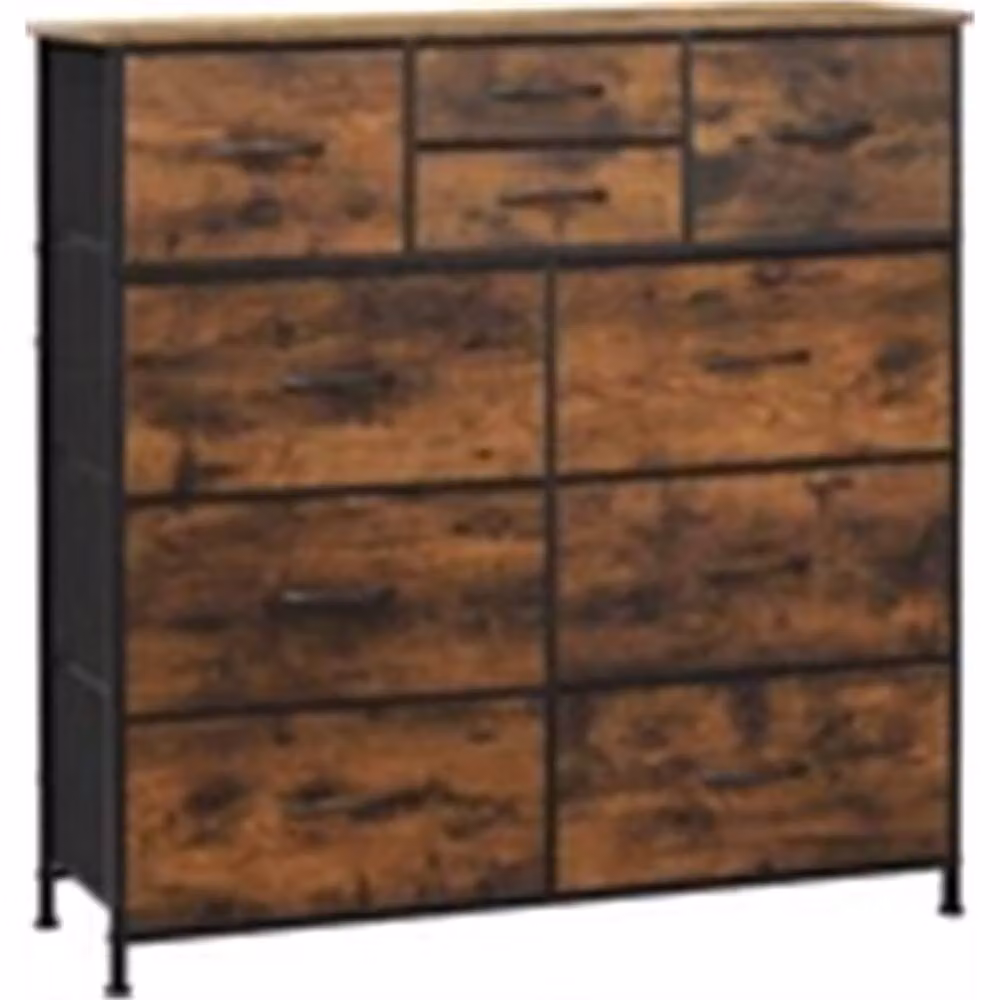 Nordara Vintage Brown Chest of Drawers for your Bedroom, Width: 100 cm – 5